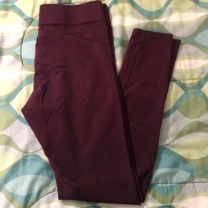 Aerie Medium Maroon Leggings